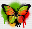 Butterfly Africa Colors Blm Dtf Transfer
