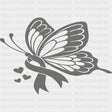 Butterfly & Ribbon - Colon Cancer DTF Transfers