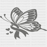Butterfly & Ribbon - Colon Cancer DTF Transfers