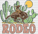 Cactus Rodeo Design - Western Dtf Transfers