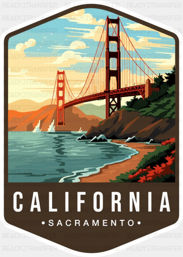 California Sacramento - States & Cities DTF Transfer