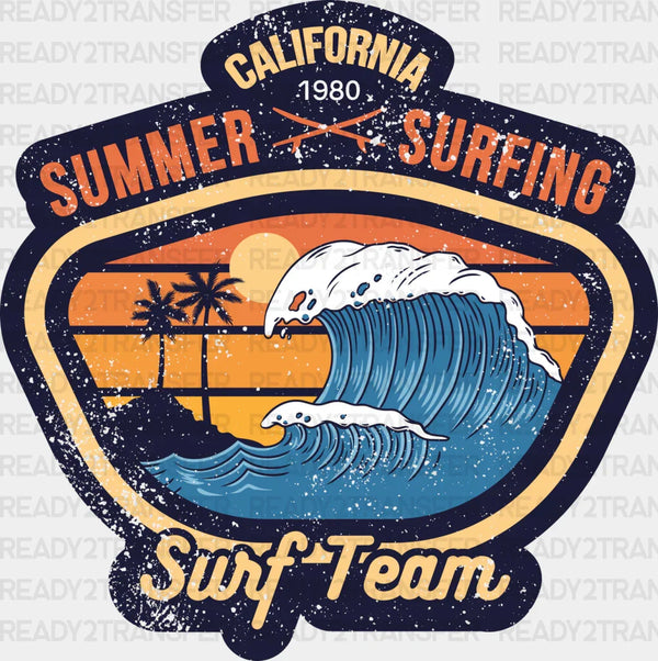 California Summer Surf Team - Surfing DTF Heat Transfer