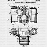 Camera Blueprint - Photography DTF Transfers ready2transfer Dark Color Design (See Imaging)