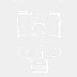 Camera Blueprint - Photography DTF Transfers ready2transfer Light Color Design (See Imaging)