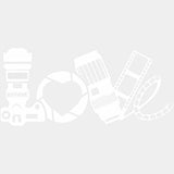 Camera, Shutter, Lens, Film - Photography DTF Transfers ready2transfer Light Color Design (See Imaging)