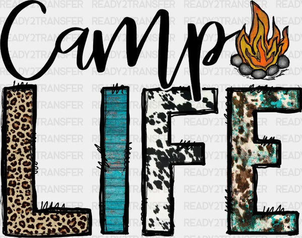 Camp Life Leopard DTF Transfer