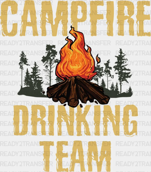 Campfire Drinking Team DTF Transfer