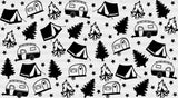Camping Design - Outdoor Cup Wrap Uv Sticker Permanent Dtf Decal