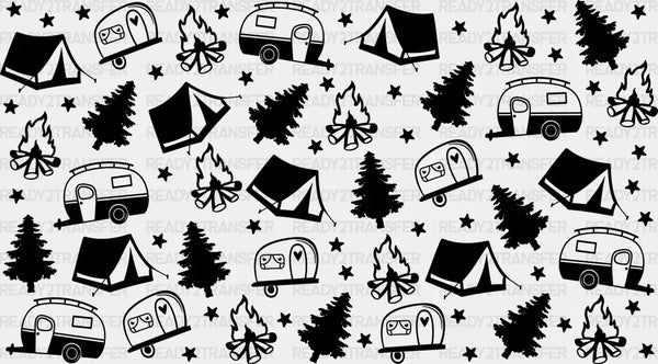 Camping Design - Outdoor Cup Wrap UV Sticker Permanent UV DTF Decal