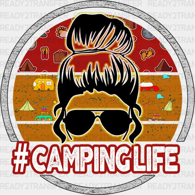 Camping Life Girl Dtf Transfer