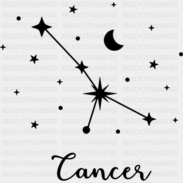 Cancer Constellations - Zodiacs & Horoscopes DTF Transfers