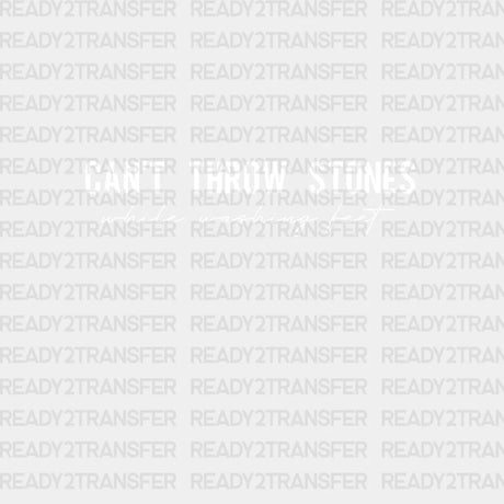 Cant Throw Stones Dtf Transfer