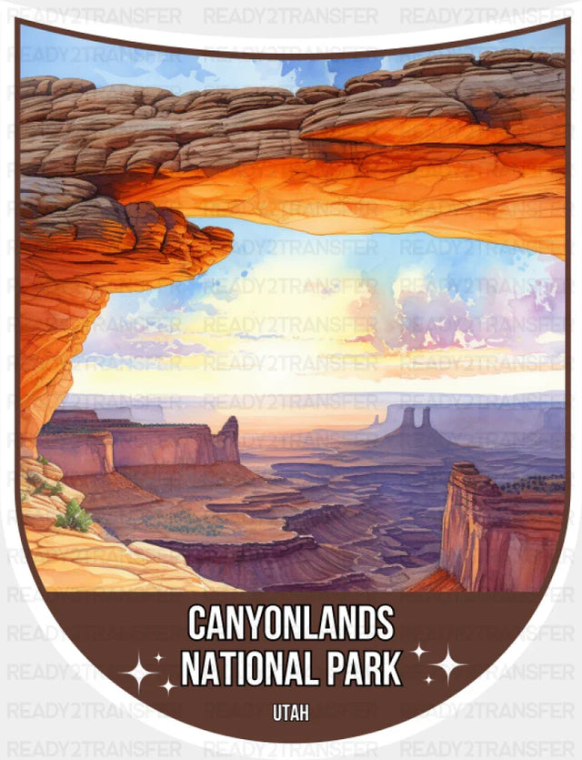 Canyonlands National Park Utah - National Parks DTF Transfer ready2transfer