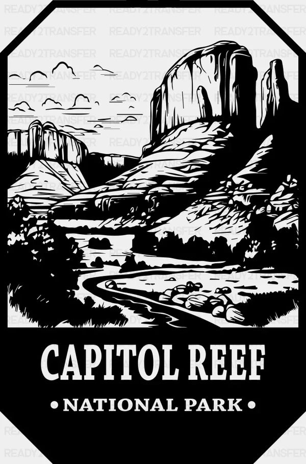 Capitol Reef National Park Design - National Parks DTF Transfers