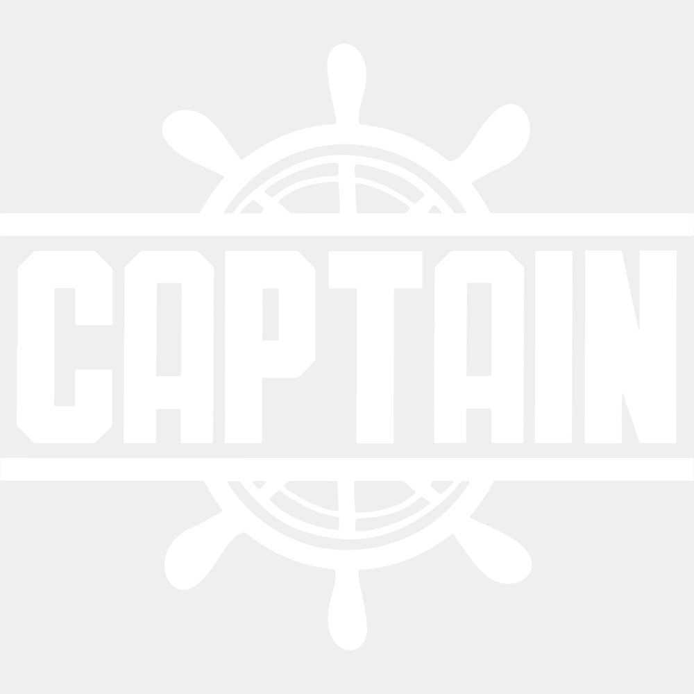 Captain Ship Helm - Boating DTF Transfers ready2transfer Light Color Design (See Imaging)