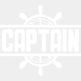 Captain Ship Helm - Boating DTF Transfers ready2transfer Light Color Design (See Imaging)