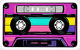 Cassette Tape - Minimal UV Sticker Permanent UV DTF Decal