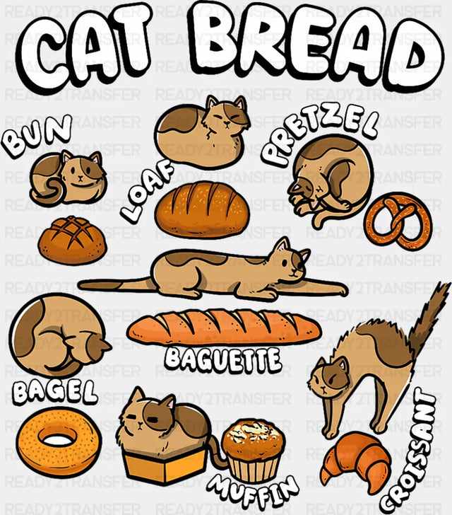Cat Bread - Cats DTF Transfer