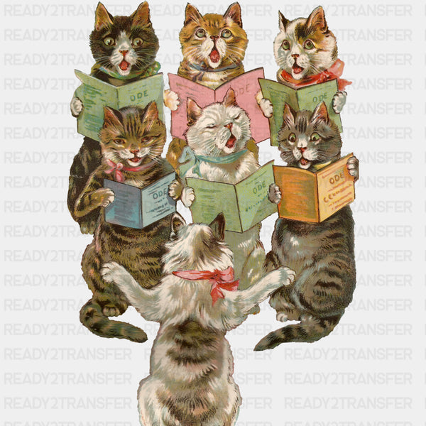 Cat Choir - Singing DTF Transfers