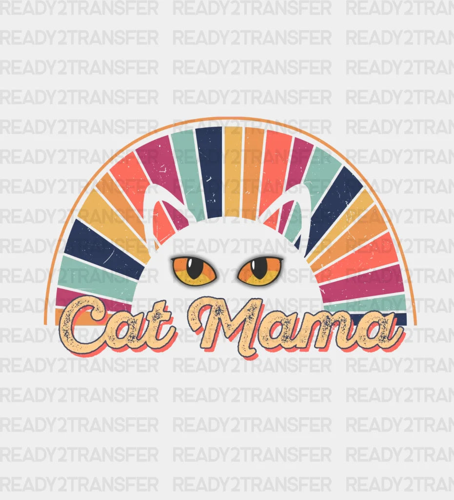 Cat Mama Dtf Transfer