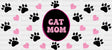 Cat Mom Circular Design - Pets Cup Wrap Uv Sticker Permanent Dtf Decal