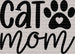 Cat Mom Mother's Day DTF Heat Transfer, Mama Design, Mom DTF ready2transfer Black