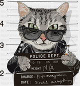 Cat Mugshot - Cats DTF Transfer