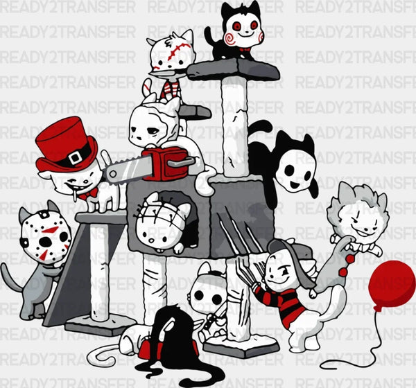 Cat Track DTF Transfer