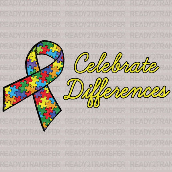 Celebrate Differences DTF Transfer