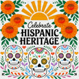 Celebrate Hispanic Heritage Calacas - Hispanic Heritage Month DTF Transfer Adult Unisex - S & M (10’’) / Dark Color