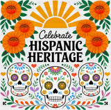 Celebrate Hispanic Heritage Calacas - Hispanic Heritage Month DTF Transfer Adult Unisex - S & M (10’’) / Dark Color