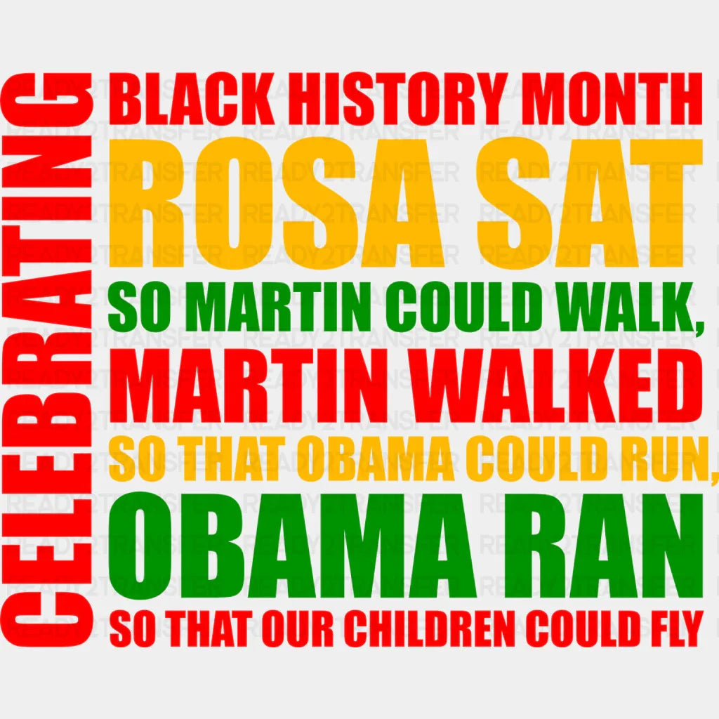 Celebrating Black History Month - Dtf Heat Transfer