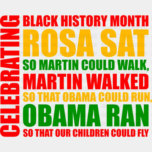 Celebrating Black History Month - Dtf Heat Transfer