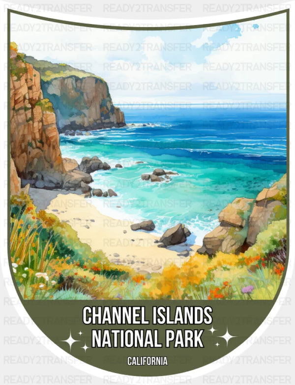 Channel Islands National Park California - National Parks DTF Transfer