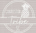 CHARLESTON Tribe SC DTF Transfer ready2transfer White
