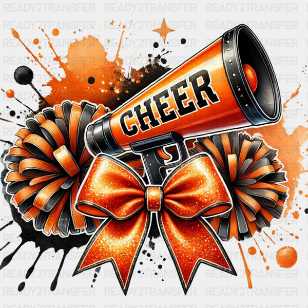 Cheer Black & Orange - Cheerleading DTF Transfers