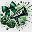 Cheer Dark Green - Cheerleading DTF Transfers ready2transfer