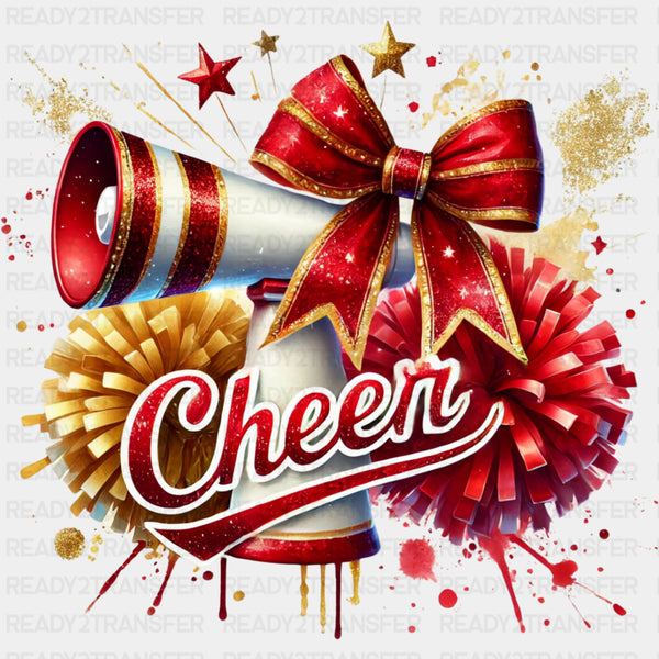 Cheer Red & Yellow - Cheerleading DTF Transfers