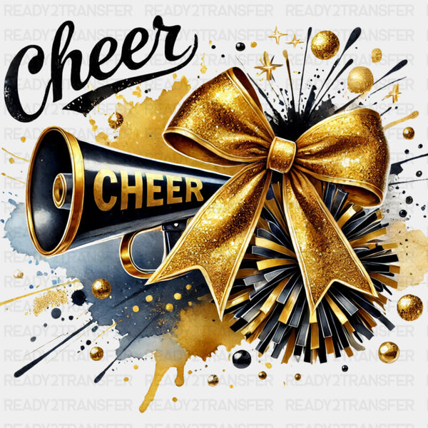 Cheer Sparkling Gold - Cheerleading DTF Transfers