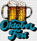 Cheers Oktoberfest Design Oktoberfest DTF Transfer ready2transfer Black