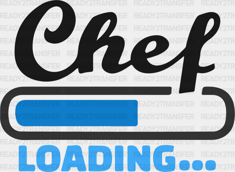 Chef Loading - Cooking Dtf Heat Transfer Adult Unisex S & M (10’’) / Dark Color Design (See Imaging)