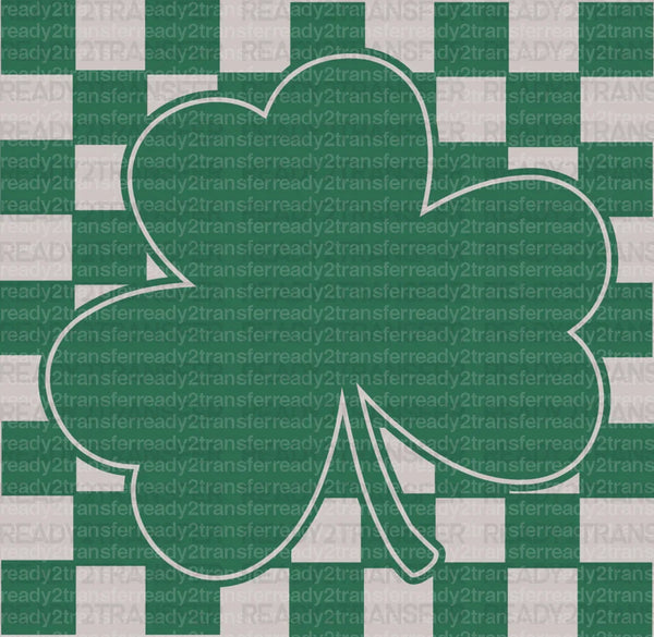 Chess Table Clover DTF Transfer