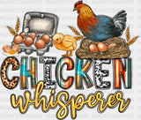 Chicken Whisperer - Farm Animals Iron On Dtf Transfer