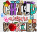 Child Welfare Worker - Teachers DTF heat transfer ready2transfer White