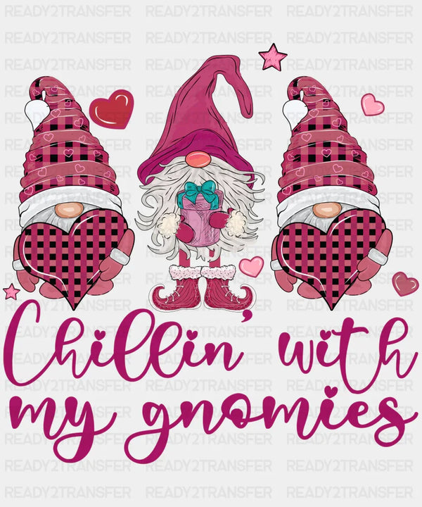 CHILLIN WITH MY BABY GNOMIES DTF Transfer