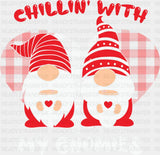 Chillin With My Gnomies Dtf Transfer