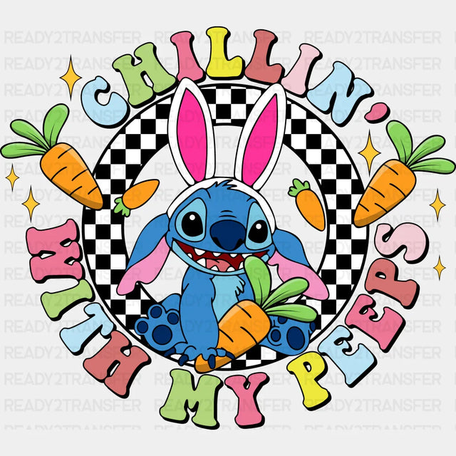 Chillin With My Peeps Easter Design Easter DTF Transfer