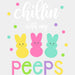 Chillin With My Peeps Easter DTF Heat Transfer, Easter Design ready2transfer White