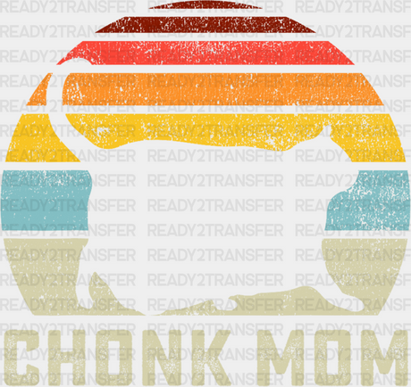 Chonk Mom Colorful Design - Cats Iron On Dtf Transfer