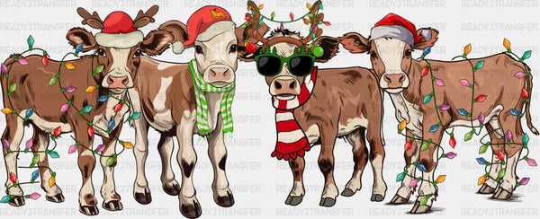 CHRISTMAS COW FRIENDS DTF Transfer